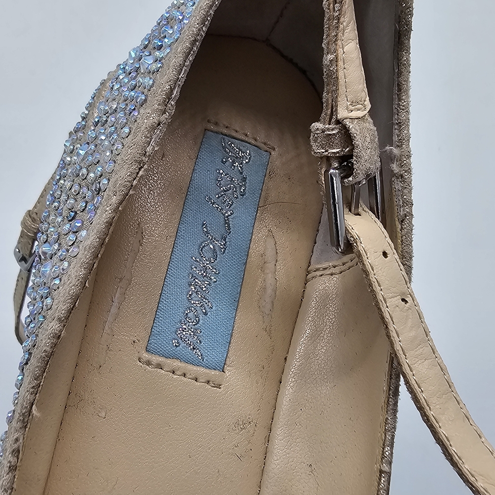 Betsey Johnso SB Joy Bling Weddin Prom Ballet Flats 6.5 - Picture 12 of 14